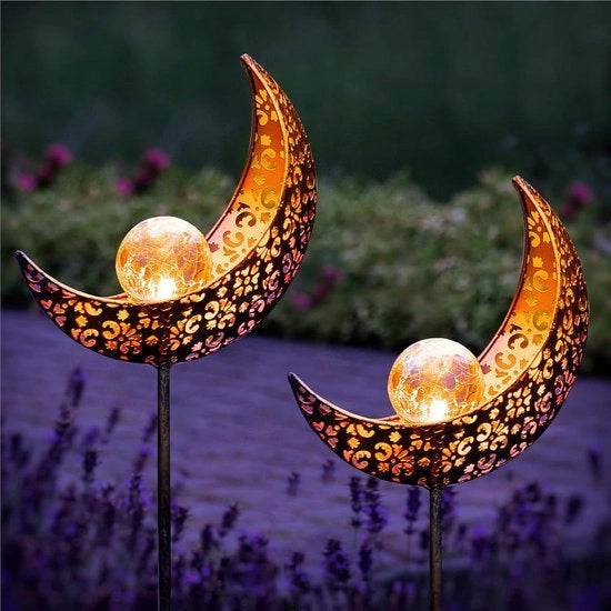 Set di Lampade Esterne da Esterno Grande di 2 - Luci Solar da Giardino Decorazione