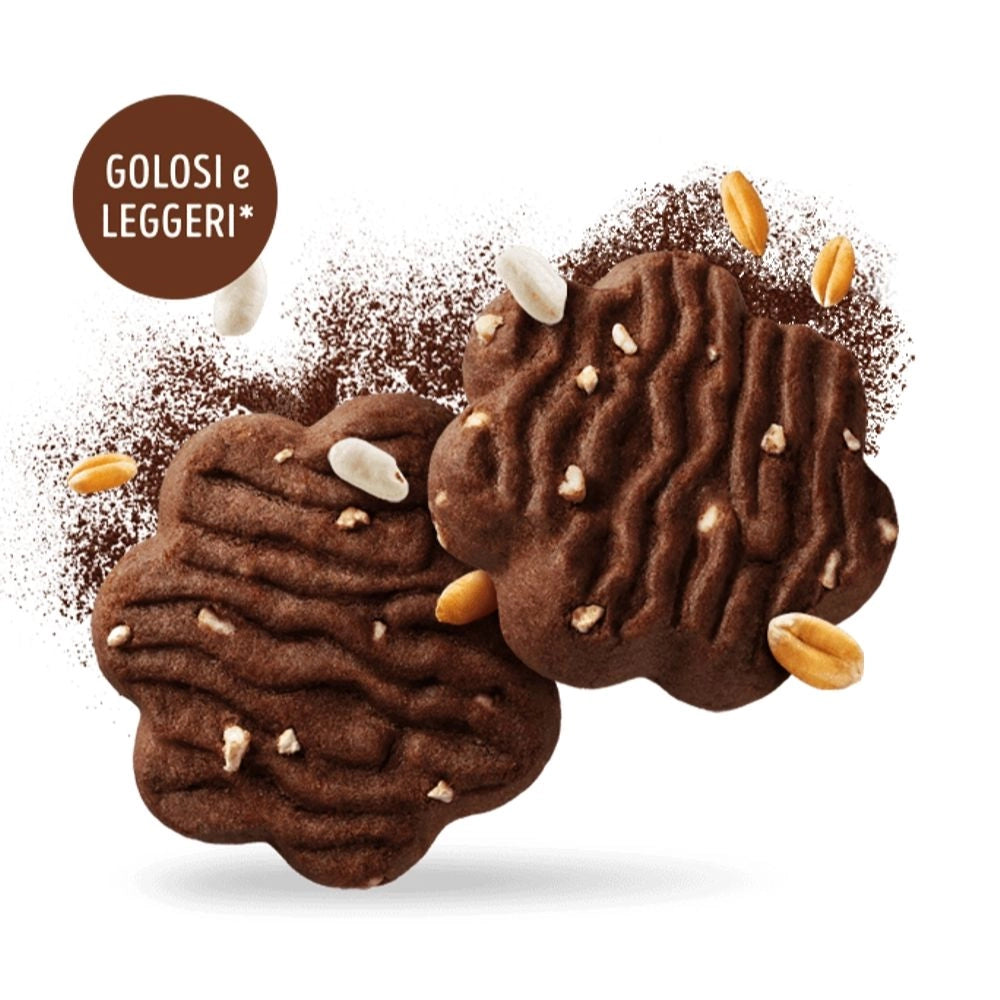 Misura privolat biscotti con riso soffiato e cacao in confezione da 290 grammi
