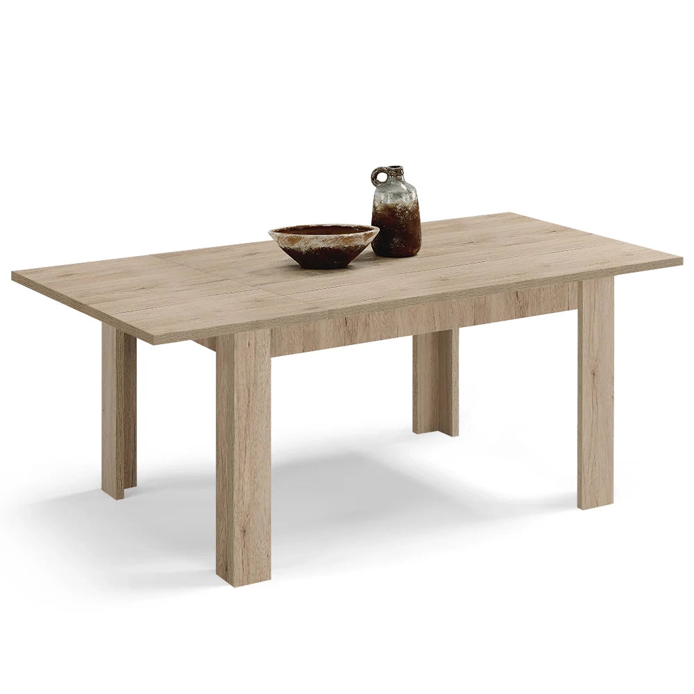 Tavolo allungabile da pranzo Rovere Derby 110x70 fino a 150 cm modello N1 MADE IN ITALY design moderno ideale per cucina, soggiorno e sala da pranzo