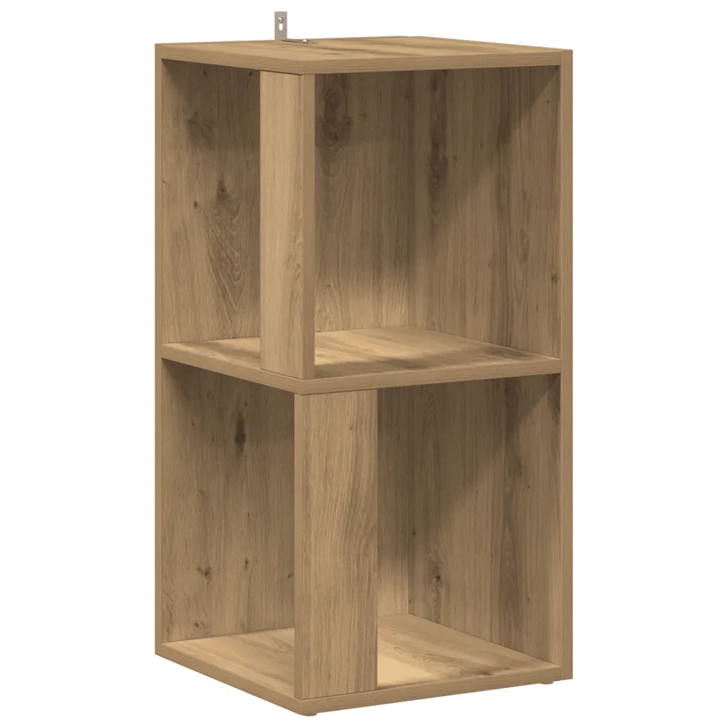Mobile angolare classico contenitore compatto 33 x 33 x 67 cm finitura rovere ingegnerizzato realizzato artigianalmente 02_0050927