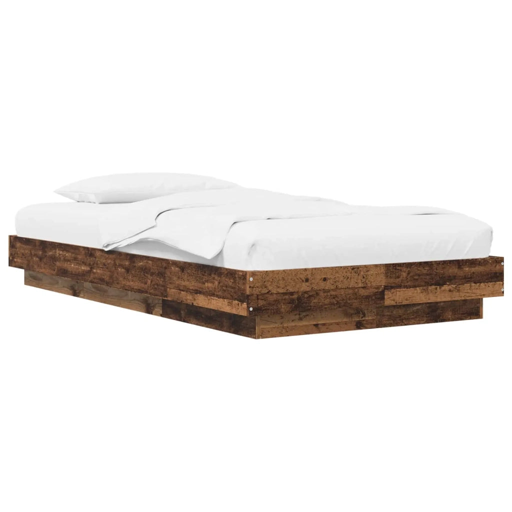 Struttura letto a pavimento Legno antico 80 x 210 cm 3429702