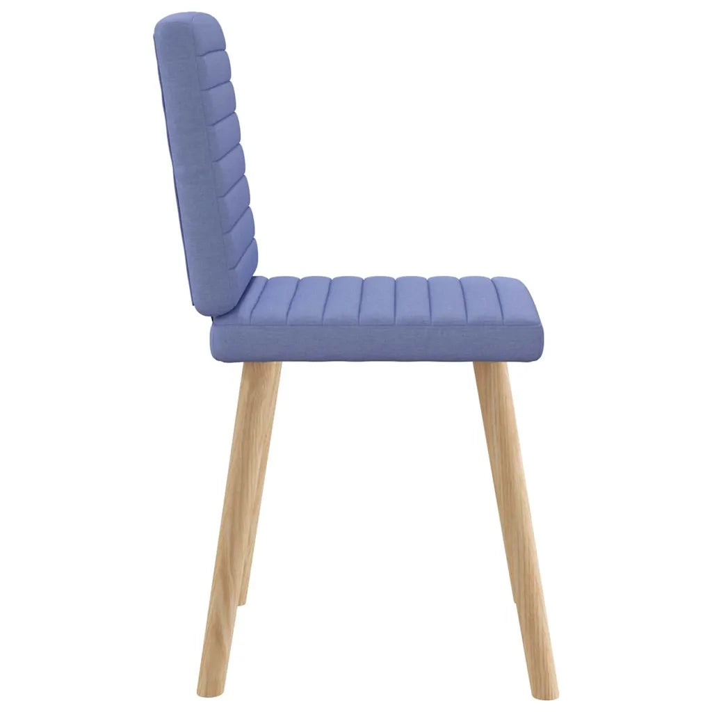 Sedie da Pranzo 4 pz Blu Jeans in Tessuto 3315284