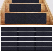 15 pezzi di tappeto antiscivolo morbido con disegno a strisce per gradini - scala di casa con adesivo antiscivolo - tappeto per gradini esterni per skateboard con tappeto di salita