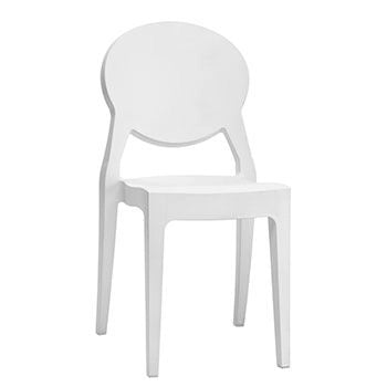 Sedia in policarbonato IGLOO CHAIR by Scab - Sedia In Policarbonato Igloo Chair By Scab Colore Nero Pieno Colore: Bianco