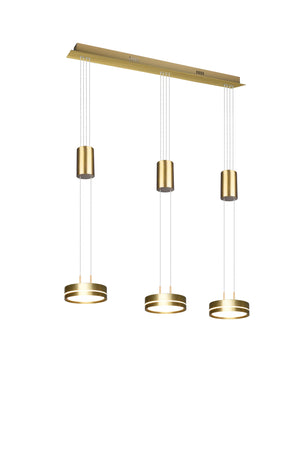 Faretto da Interno a led in Alluminio Ottone Satinato