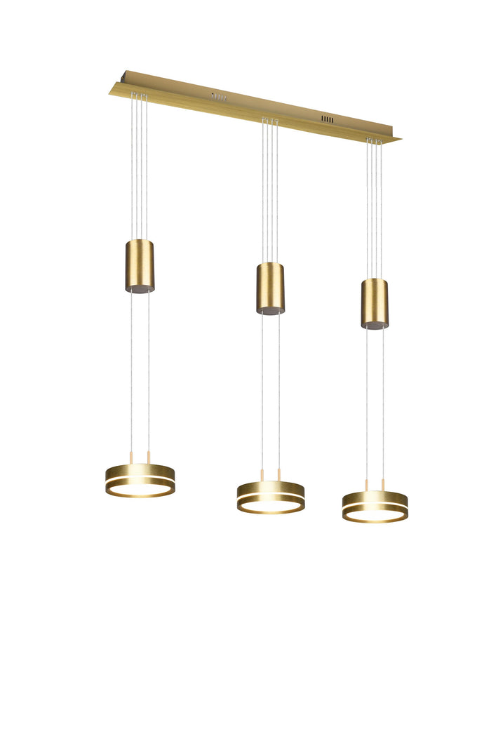 Faretto da Interno a led in Alluminio Ottone Satinato