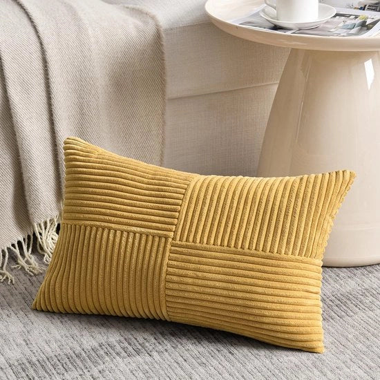 Cuscino Coperta in Corduroy Zestoso 40 x 60 cm (senza imbottitura)