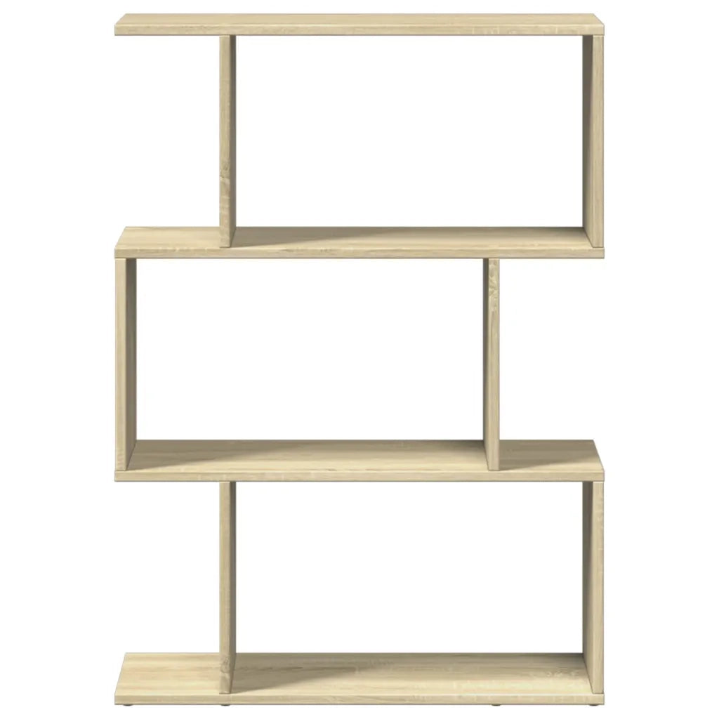 Libreria Divisorio 3 Ripiani Sonoma 70x24x97 cm in Truciolato 858113