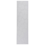 Tappeto decorativo rettangolare in jacquard, 80 x 300 cm tortora design elegante
