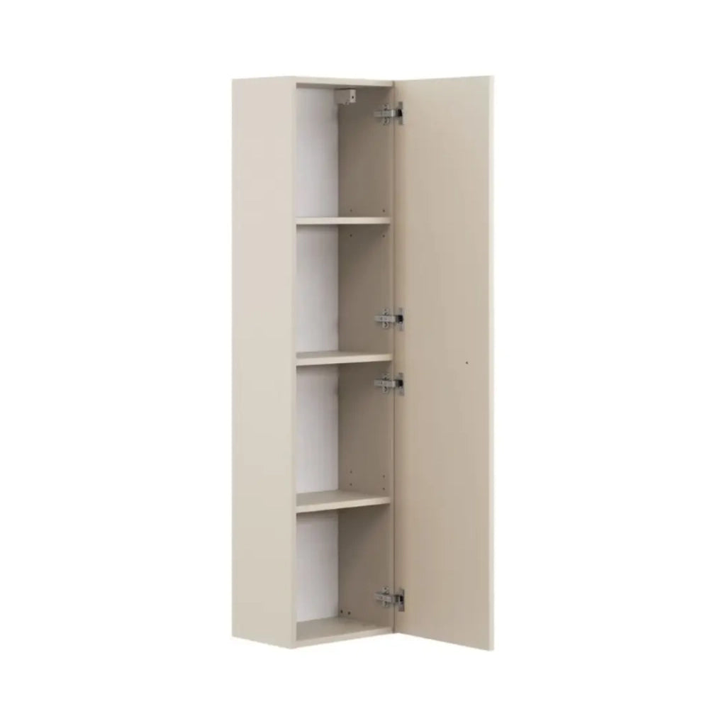 Set da bagno TORNADO beige: mobile sottolavabo 60cm + piano per lavabo + colonna contenitore