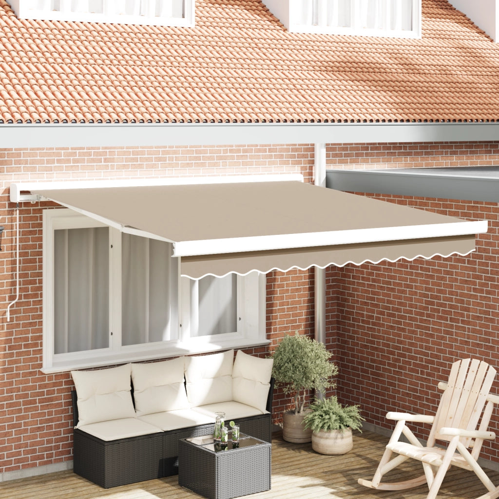 Tenda Retrattile Manuale  Beige 300x250 cm