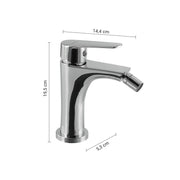 Miscelatore bidet Como cromato 19,5 x 5,3 x 14,4 cm