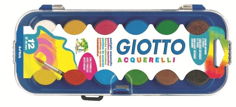 FILA ACQUARELLO COLORI INTENSI 12PZ PENNELLO INCLUSO