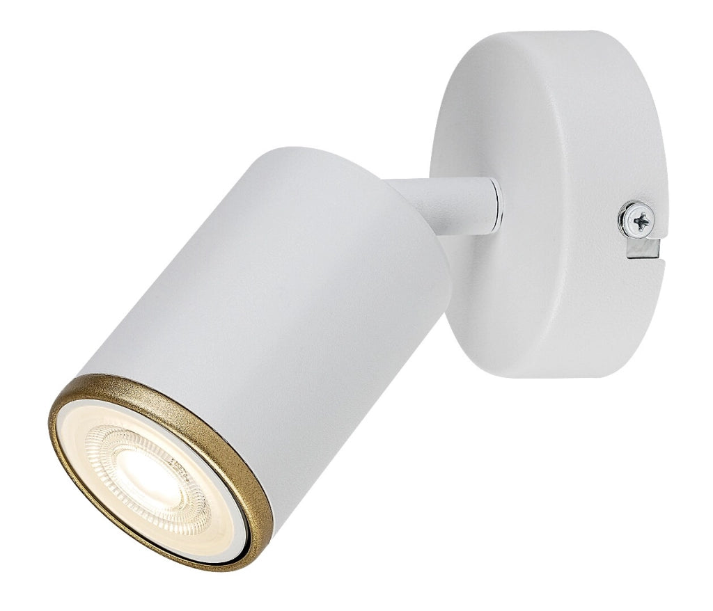 Applique Nolie 1xGU10 bianco/oro Rabalux