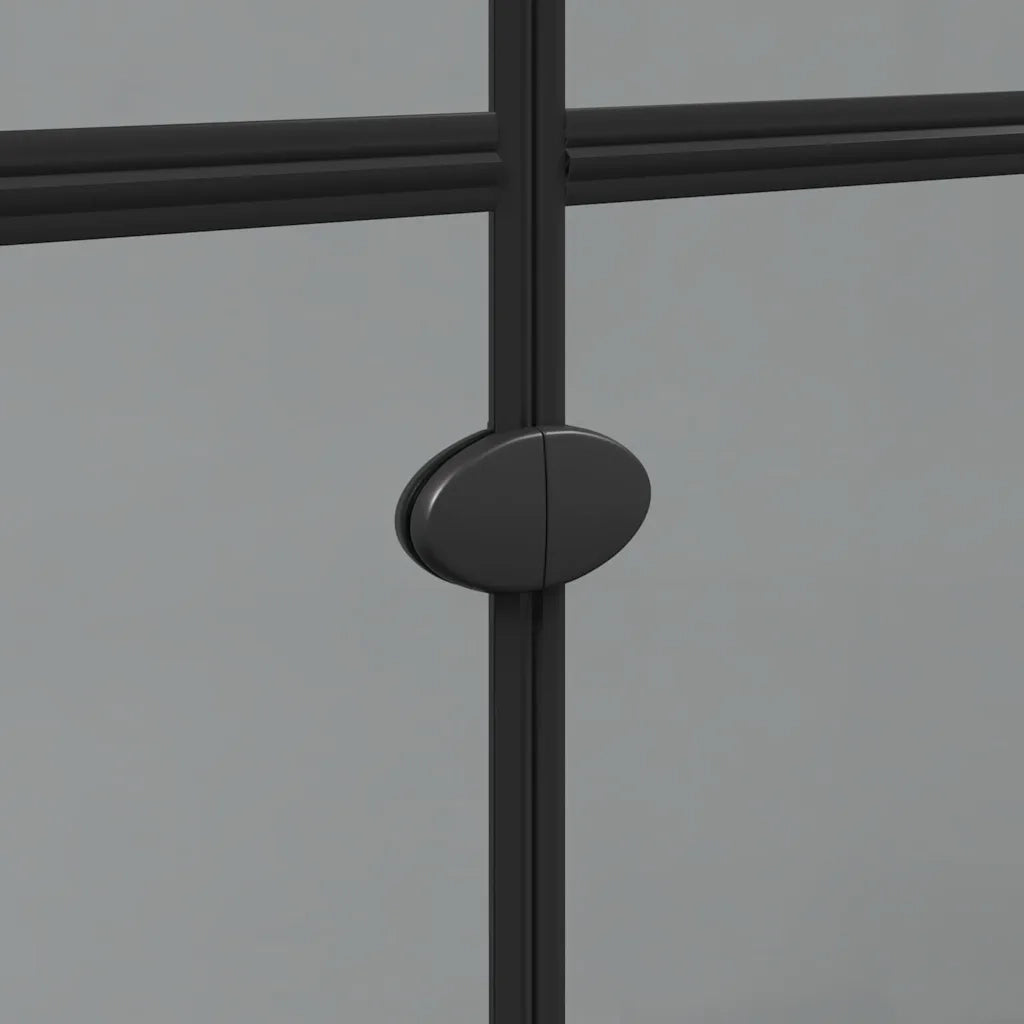 Parete doccia walk-in Nero 120 x 6,5 x 190 cm CFW6283235