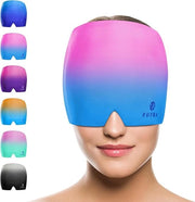 Muffa per la tensione e l'emicrania - multicolore - gel termo- e crioterapico - terapia per la riduzione dello stress - gezwollen ogen