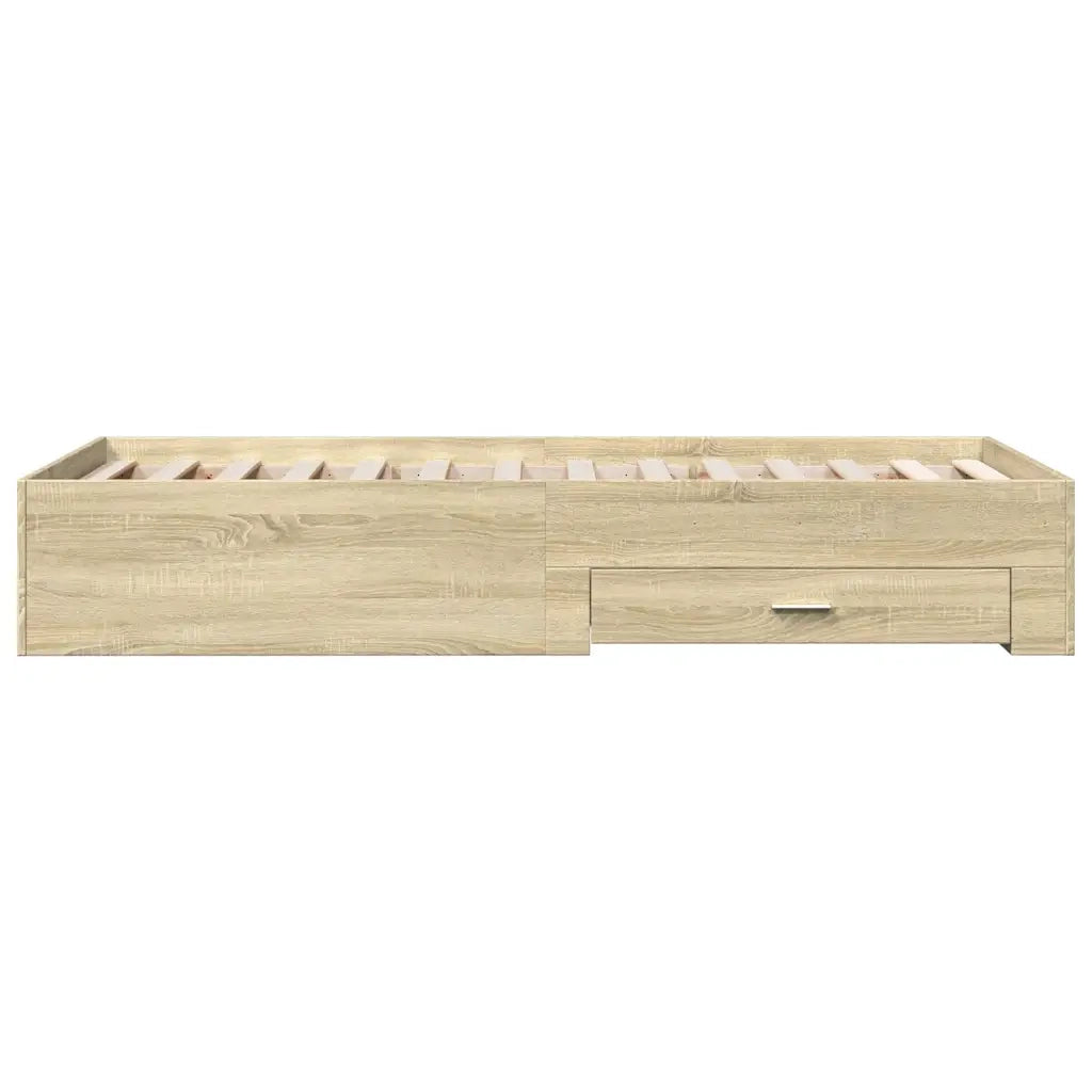 Giroletto Cassetti Rovere Sonoma 100x200 cm Legno Multistrato 3280421
