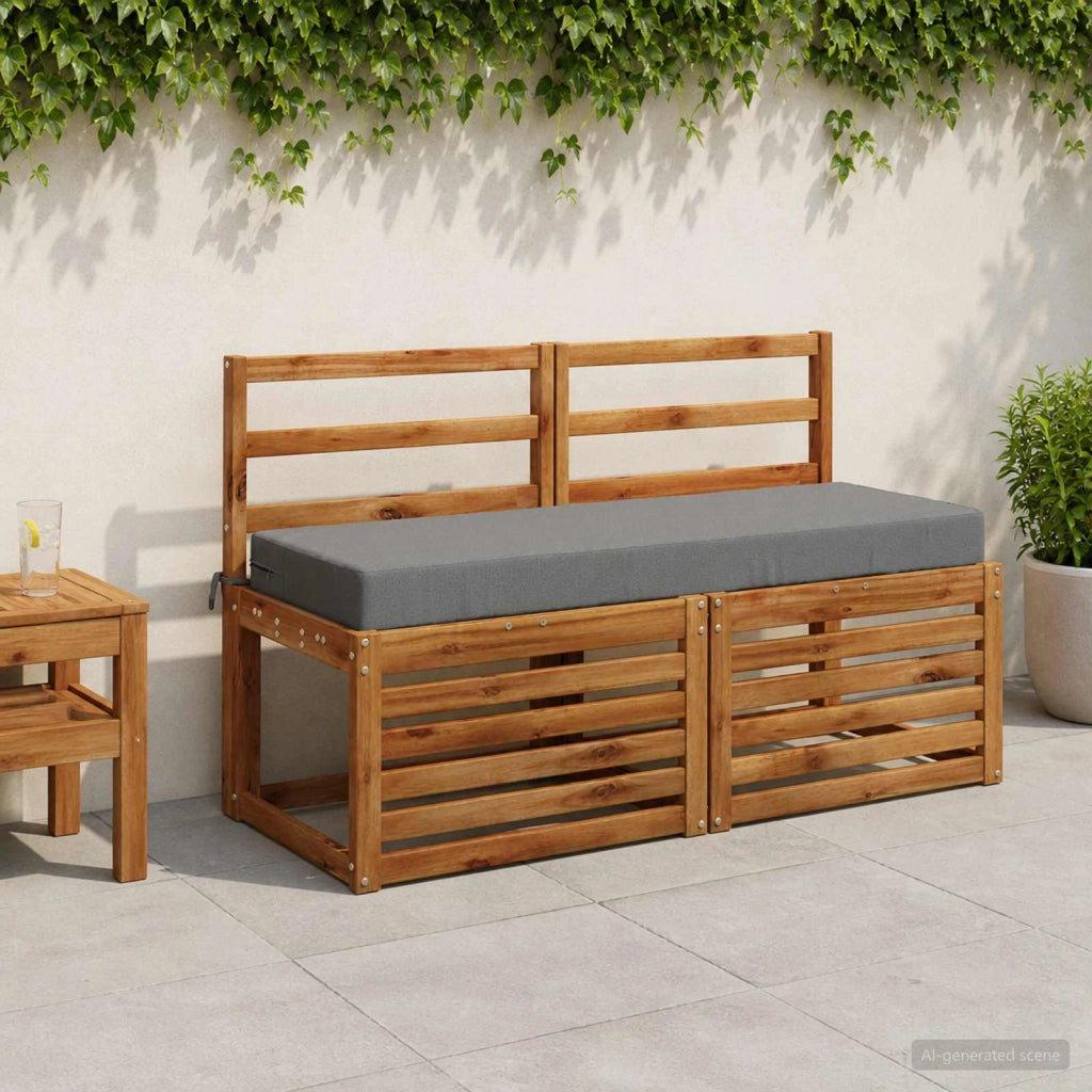 Cuscino per la seduta SOEST 100% Poliestere Grigio 946857