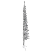 Albero Natale | Decorazioni natalizie Artificiale Sottile a Met¨¤ Supporto Argento 150cm