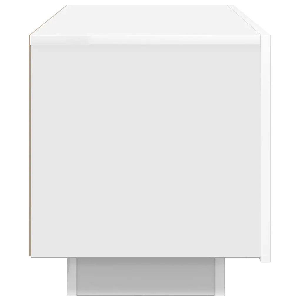 Mobile Porta TV Bianco 100x35x40 cm in Legno Multistrato 804436