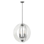 Lampada a sospensione Solstice cromo lucido 4xE27 Hinkley