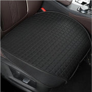 Sedile per auto 2 pezzi - Coprisedile in lino/cotone - Fondotappo antiscivolo - Forma universale - Resistente alle graffi - Dimensioni 61x48cm - Schienale per auto