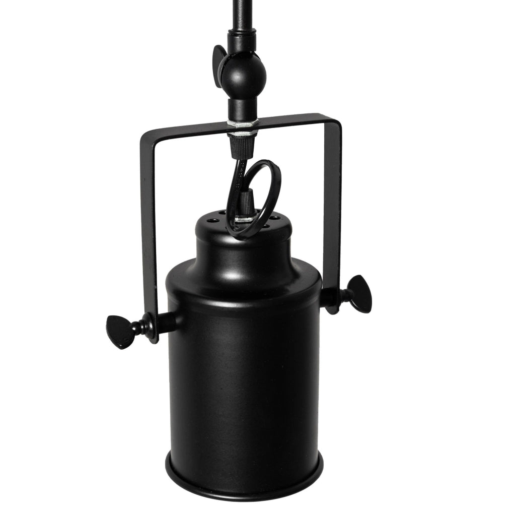Riflettore Lampada Mobile Spot Da Soffitto Triplo Nero E27 APP487-3C