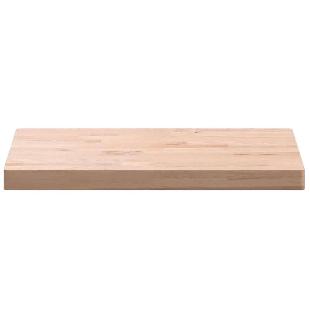 Piano Bagno 60x40x4 cm in Legno Massello di Faggio
