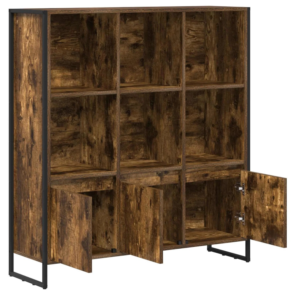 Armadio per Libri 2 pcs Quercia Fumosa 99,5 x 30 x 108 cm 3403024