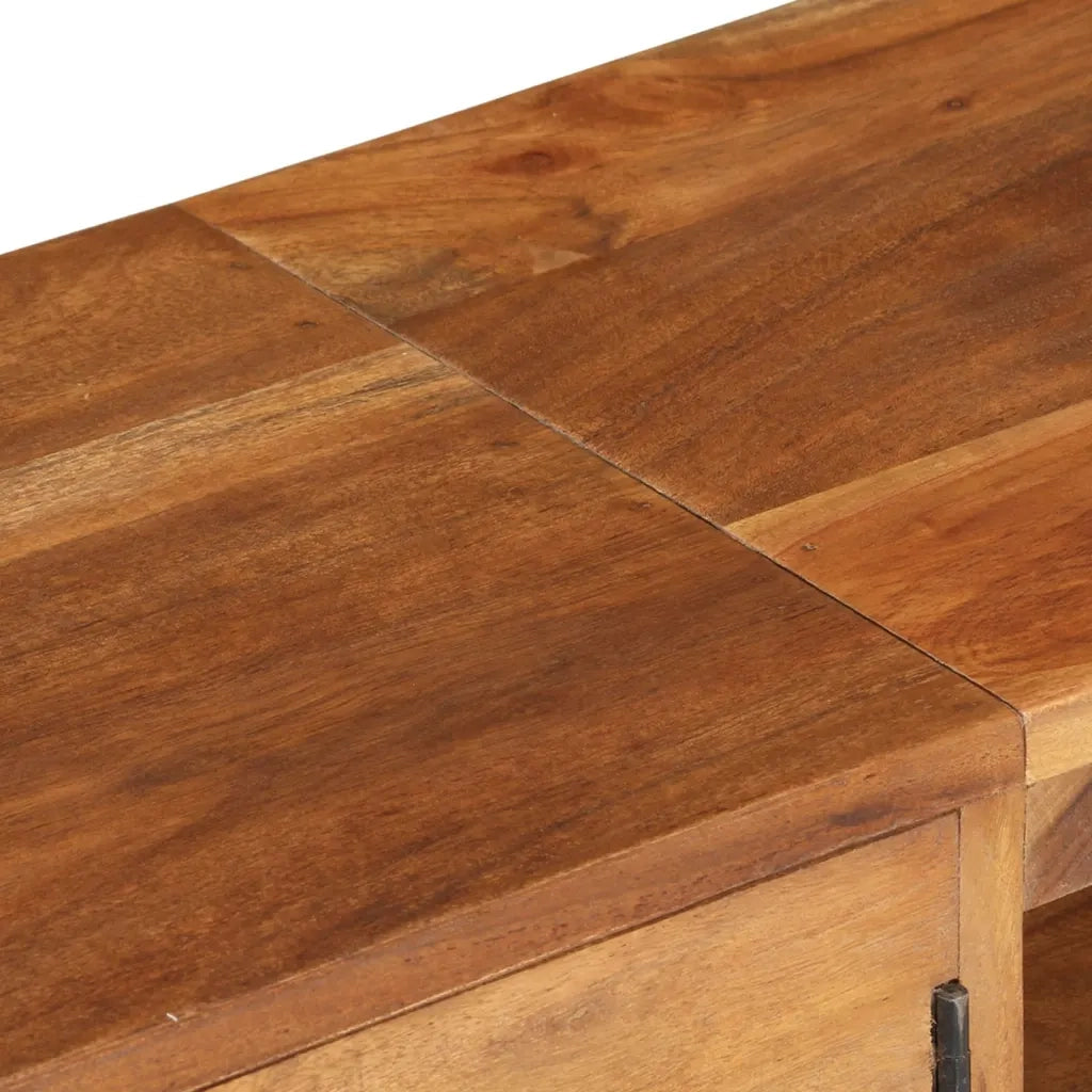 Mobile TV Massello di Acacia con Finitura Sheesham 140x30x40 cm  cod mxl 15760