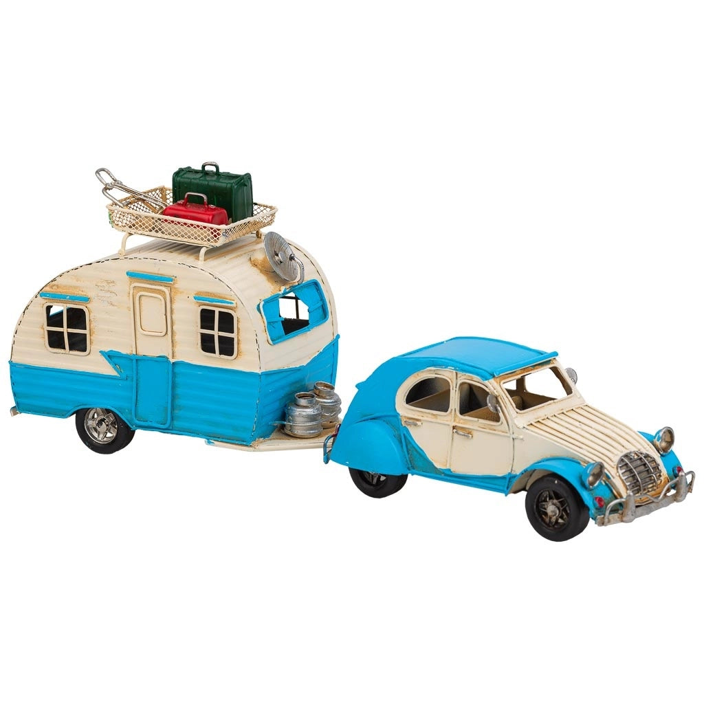 RimorchioCaravanCaravan inMetalloBlu 41x9,5x15,5h