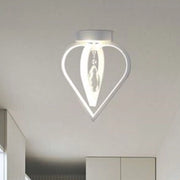 Trade Shop - Lampadario Plafoniera A Soffitto 2 Cuori Pendente Luce 6500k 4000k 3000k Pn-01b -