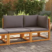 Divano da giardino con cuscini 2 Posti-Sofa da Giardino-Divano da esterno in legno di acacia e corda 623702