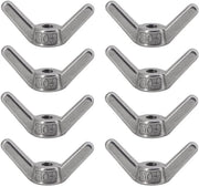 Viti a Velo per M6 - Acciaio Inox 304 - 8 Pezzi - Chiusura a Velo - Manuale - Resistente alla Corrosione - Viti a Velo con Velo