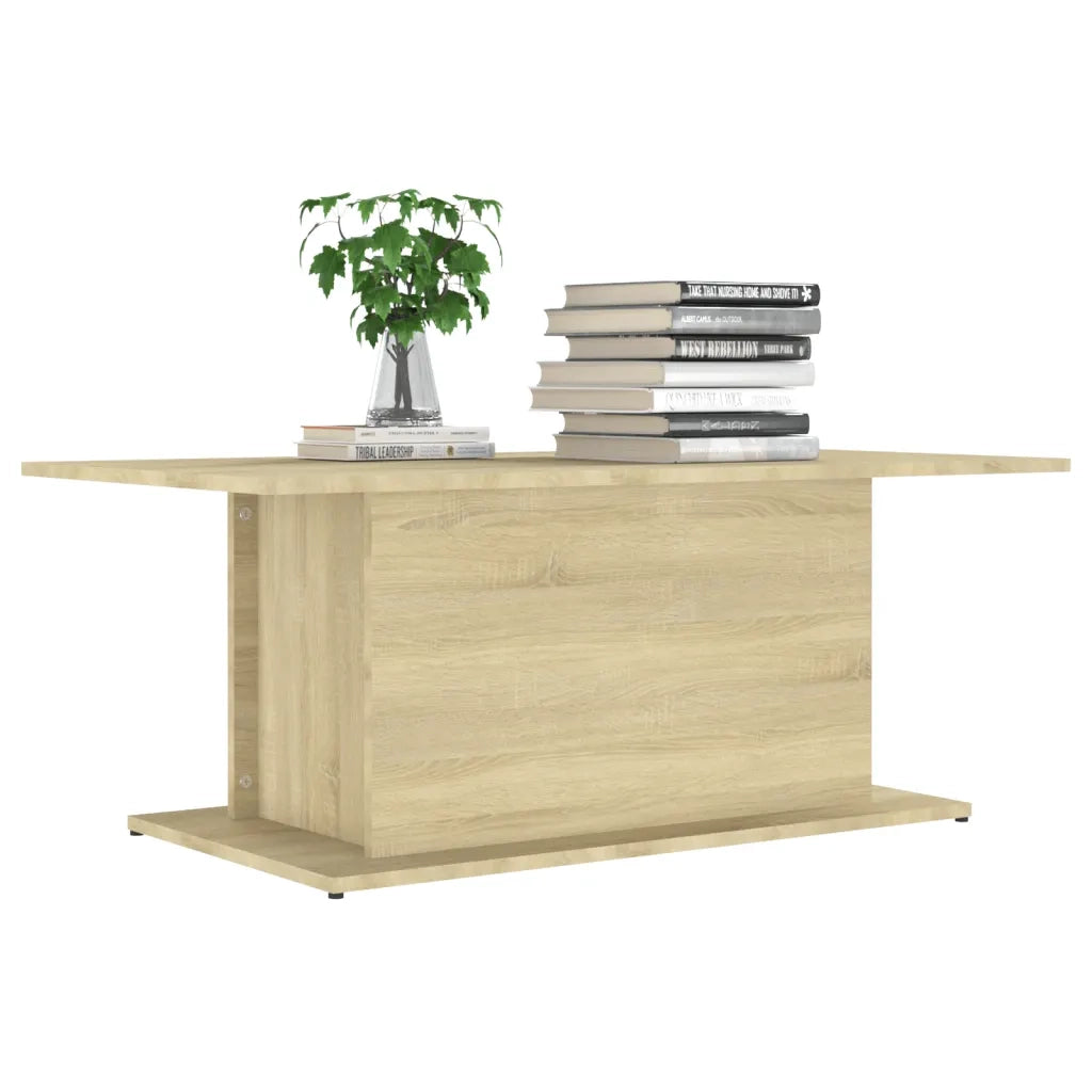 Tavolino da Salotto Rovere Sonoma 102x55,5x40 cm in Truciolato 810310