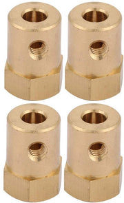 Connessore a Z a 4 velocità - Acciaio - Trasmissione motore - Sostenibile - Diametro interno 5 mm - Lunga durata - Connessore motore