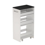 Vicco Scaffale rotante Bianco/antracite 30 x 84.8 cm