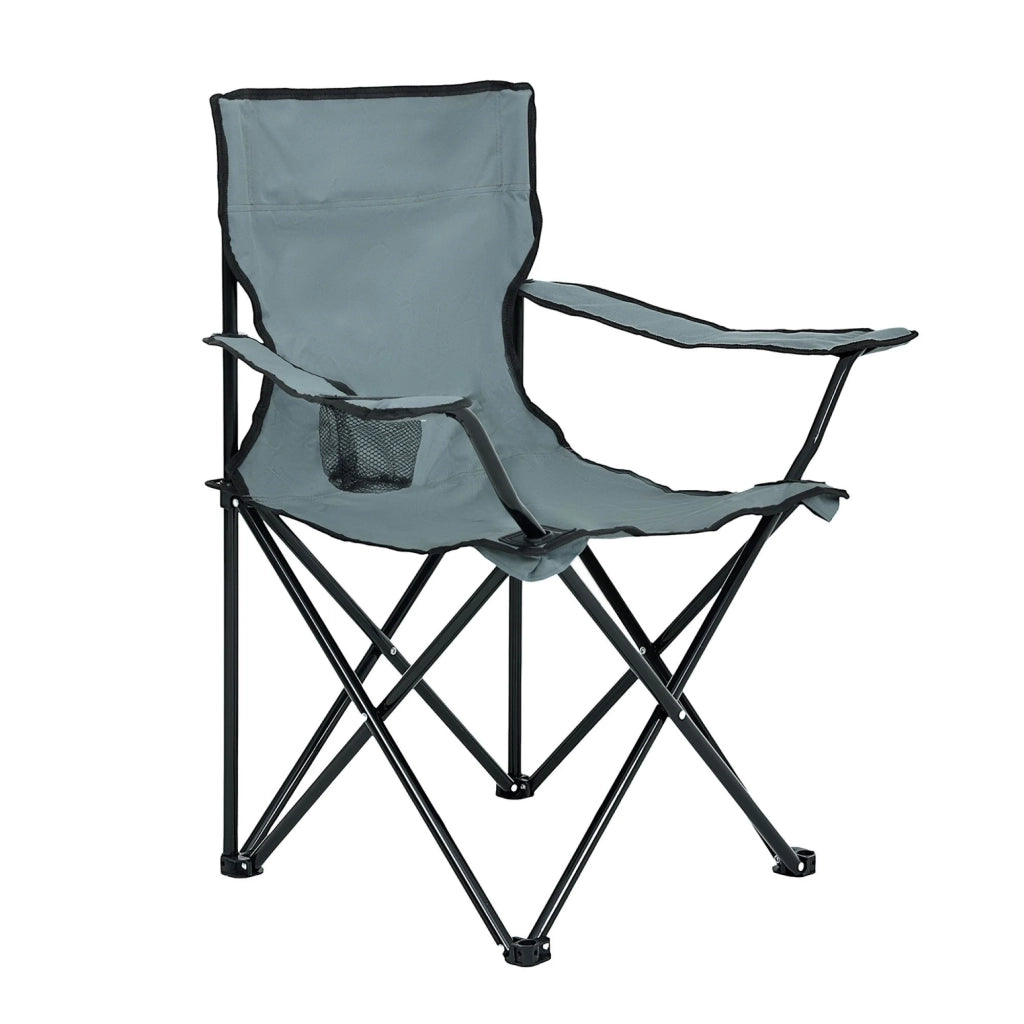 Sedia da campeggio pieghevole ANTER in grigio
