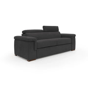 Giunone Divano letto mat. H18 220 cm (mat. 140x197 cm) nero