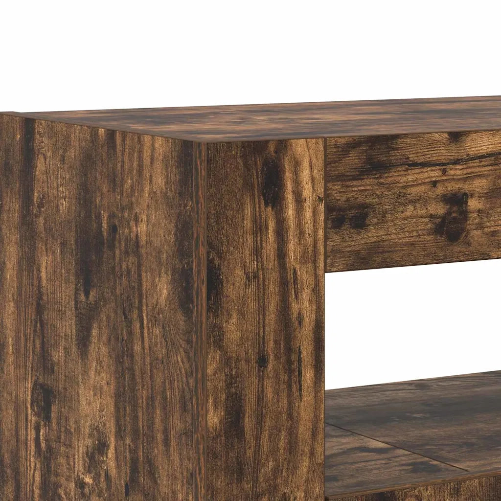 Credenza Rovere fumé 116 x 30 x 75 cm Legno multistrato 3333880