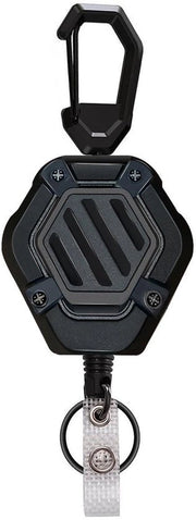 Anello da Chiave Magnetico Estensibile con Corda in Acciaio da 80 cm per Sospensione Chiavi, Portachiavi, Torce, ecc.