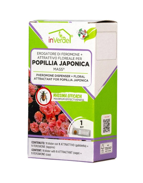EROGATORE DI FEROMONE E ATTRATTIVO FLOREALE PER POPILLIA JAPONICA