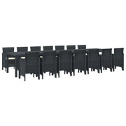 Set da pranzo da giardino con cuscini 15 pcs Antracite PP 3378796