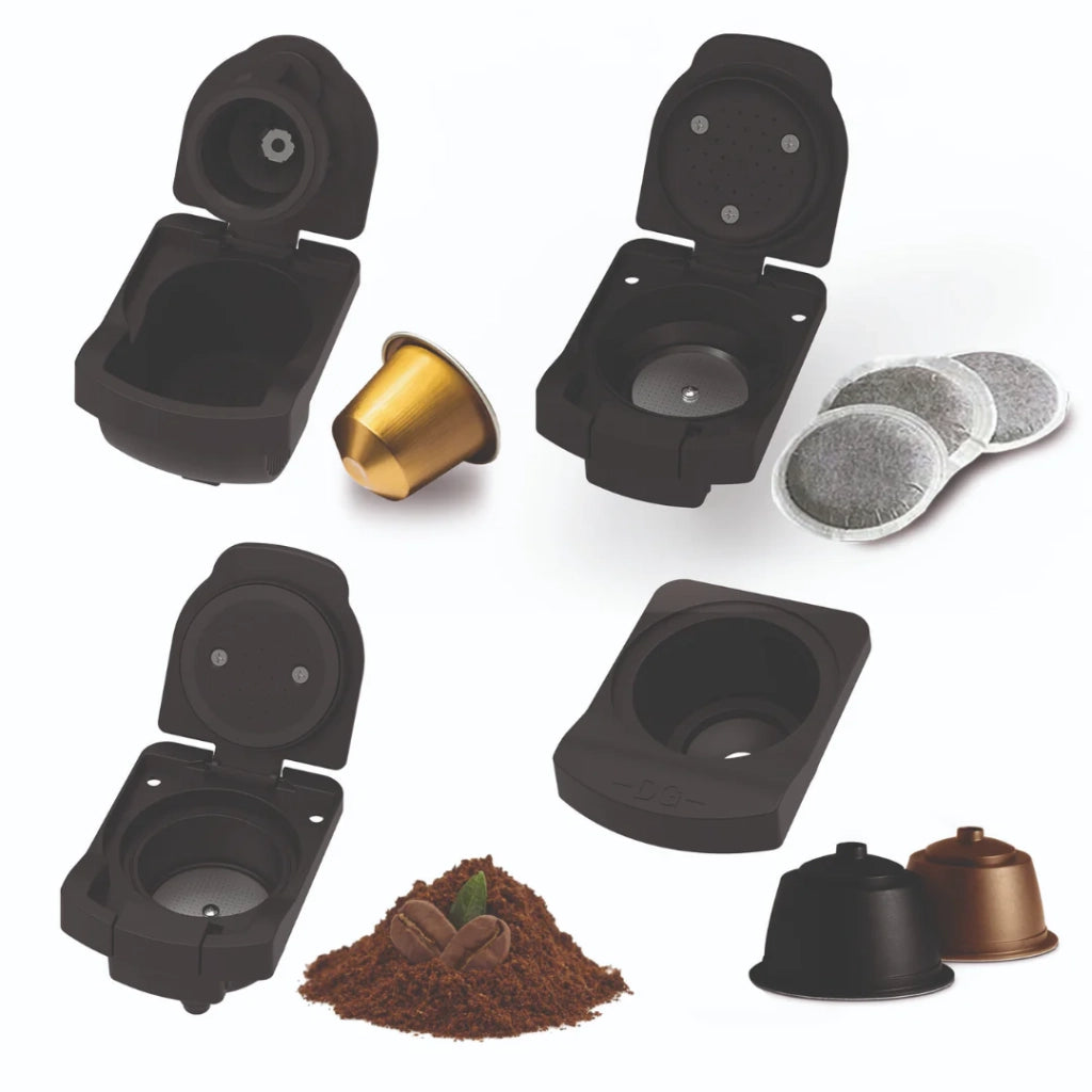 Macchina caffè multicapsula 4 in 1 20 bar con cappuccinatore, serbatoio 0,85L e 7 livelli volume caffè - Sogo