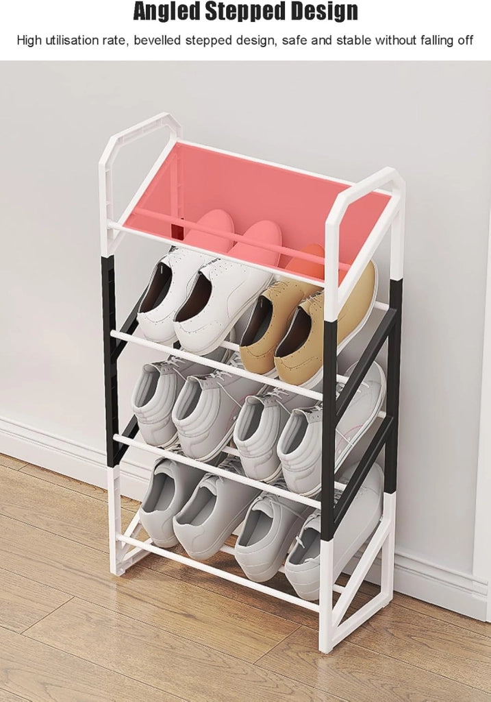 scarpiera Scarpiera Piccoli Mini Organizzatori di Scarpe, Scaffale per Scarpe Sottile Scarpiera Leggera Organizzatore di Stand per Scarpe per Ingresso Robusto e Stretto dell'armadio, Corridoio e