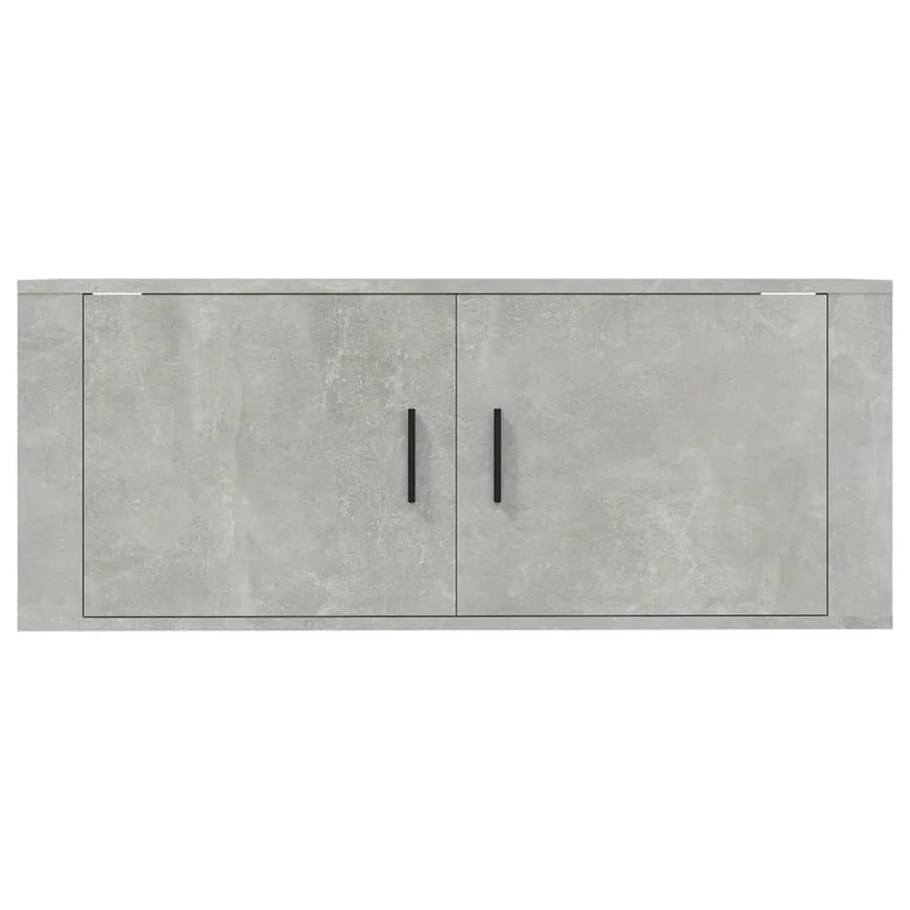 Mobile TV multimediale mensola TV credenza TV montaggio a parete adatto per sala da pranzo soggiorno camera da letto 100 x 34,5 x 40 cm grigio 02_0027741