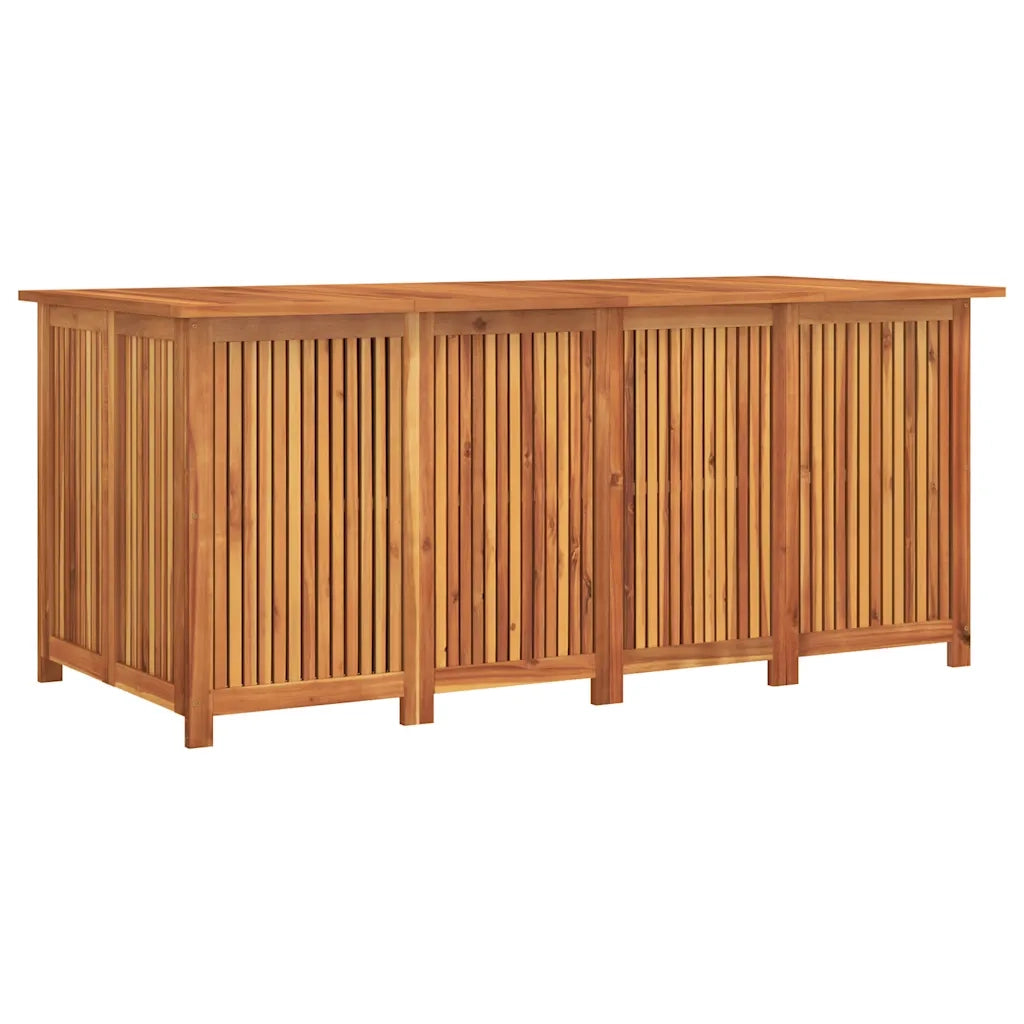 Contenitore da Giardino 200x80x75cm in Legno Massello di Acacia