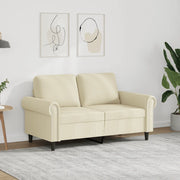 Divano a 2 Posti Crema 120 cm in Similpelle 359500
