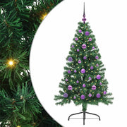 Albero di Natale | Decorazioni natalizie artificiale con luci integrate Verde 150 cm