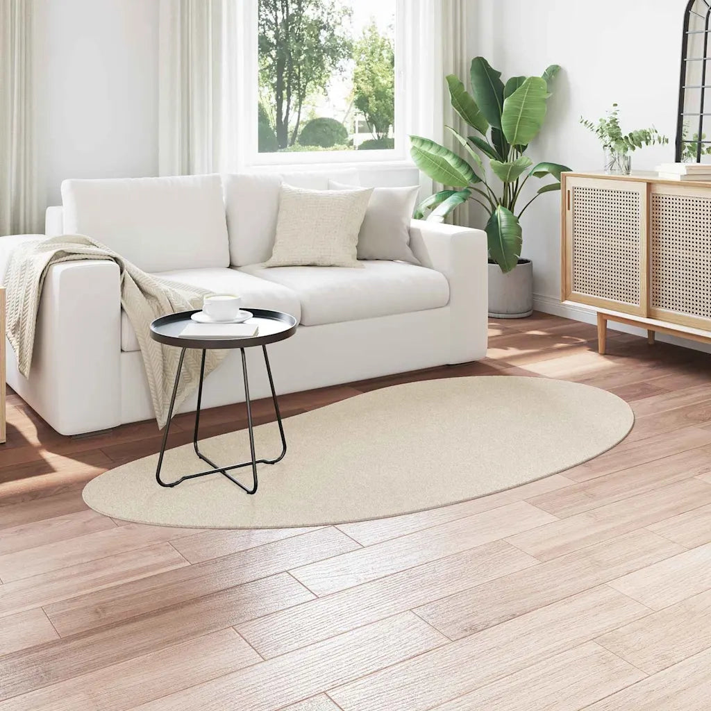 Tappeti per area HUARTE Beige 100 x 200 cm Poliestere 4103713